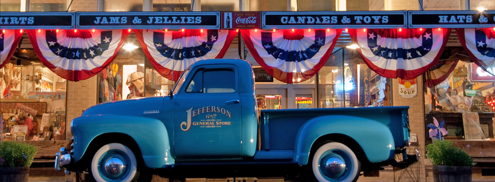 Old truck outside Jefferson General Store